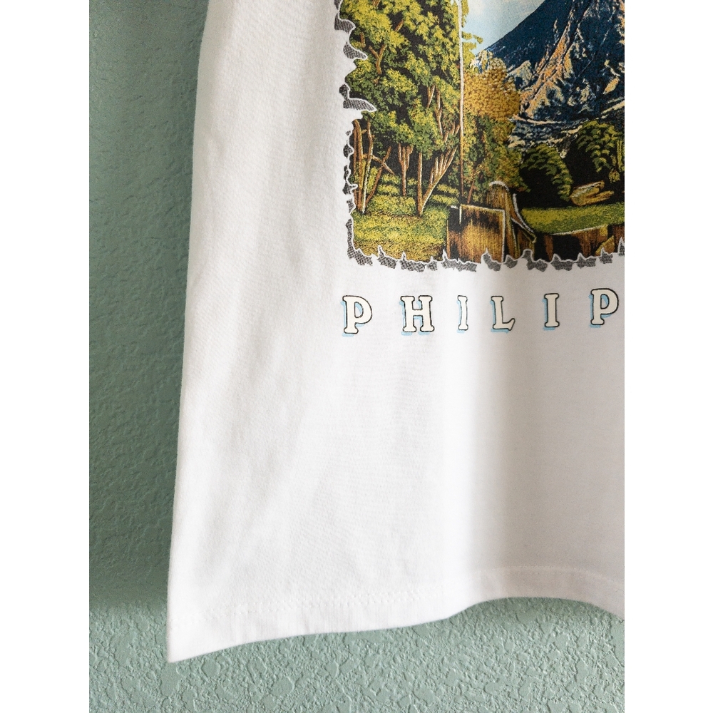 Mayon Volcano Philippines Tee View 4